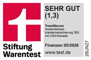 Auslandskrankenversicherung AKV365 Finanztest SEHR GUT