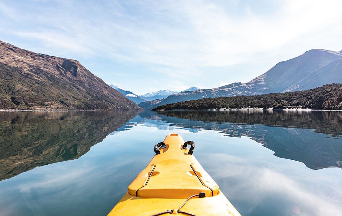 Work & Travel - Kajakausflug in Neuseeland