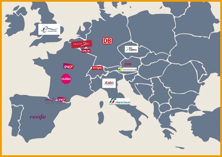 Schienen-Wirrwarr: Verschiedene Züge und Bahnsysteme