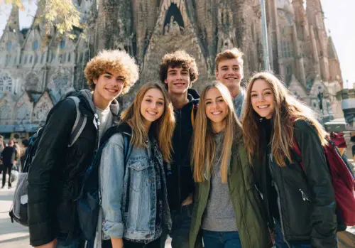 Grafik TravelSecure Tipps für Schüler, Eltern und Lehrkräfte für eine gelungene Klassenfahrt